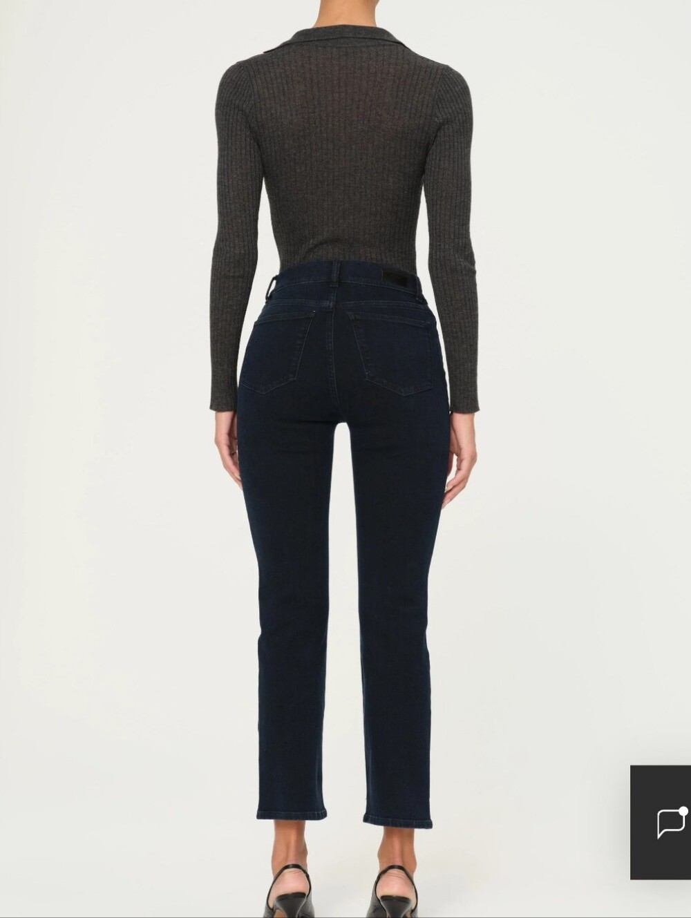 DL1961 Mara Instasculpt Straight Leg Ankle Jeans in Flatiron - Picture 2 of 7